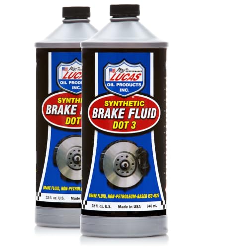 LUCAS OIL 10826 Brake Fluid - 1 Quart (Pack of 2)
