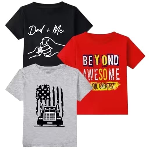 Boys Printed T-Shirt Cotton Casual Summer Wear Kids T-Shirt