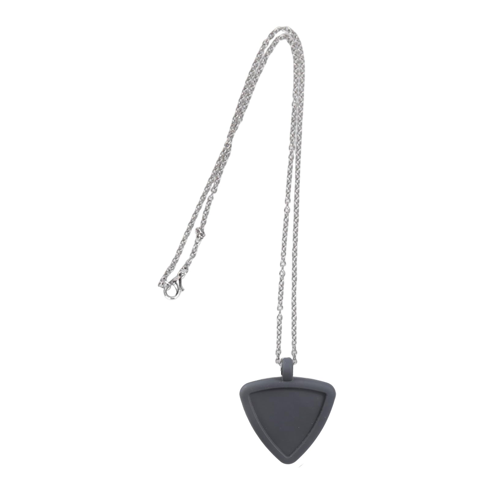 CAZSTYK Guitar Pick Holder Necklace Silicone Design Heart Shape Picks Storage Case Musician Present Solution for Daily Guitar Pick Necklace
