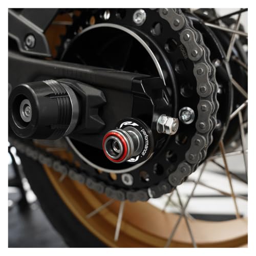 Tornillos M6 de basculante con diseño Black-R1 que facilita elevar la moto 3
