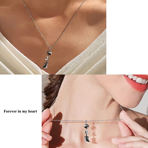 Urn Necklace For Ashes, Ash Necklace For Human Ashes, Cremation Jewelry Bullet Necklaces Ashes Keepsake American Flag Cremation Necklace Stainless Steel Memorial Pendant For Ashes For Men (Style#E) #TOP6