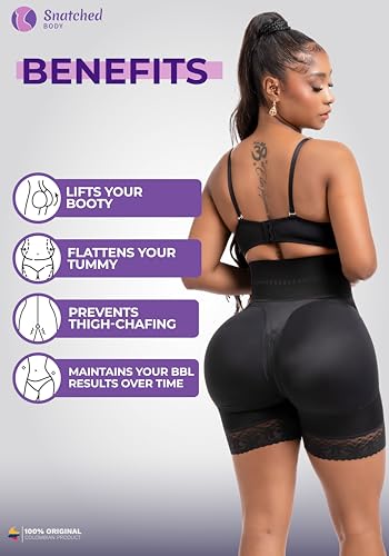 Snatched Body 002419 High Waisted Colombian Shapewear Faja BBL Short4