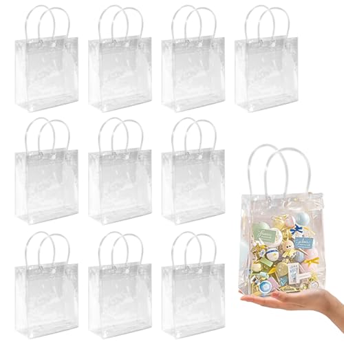 MAQIHAN Clear PVC Mini Gift Bags