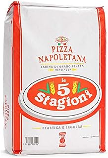 Le 5 Stagioni Pizza Neapolitan Italian 00 Pizza flour - ( 1kg X 2 ) 100% Italian Product to Prepare a True Napoletana Pizza.