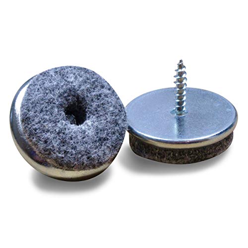 Paquete de amortiguadores de ruido de fieltro (º6 unidades, 20 mm, niquelado)