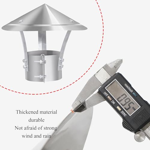 Tapas para chimeneas contra la lluvia de tamaño personalizable 6