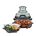 Ninja Crispi 4-in-1 Portable Glass Air Fryer Cooking System, 1700W, 1.4L & 3.8L Glass Containers with Storage Lids, Sage, FN101UKSG, 2 Years Warranty, Middle East Version