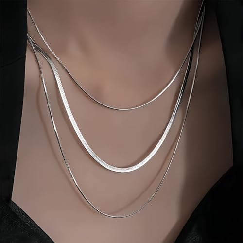 Elegant Golden-Tone Double Layered Choker Necklace Alloy Versatil...