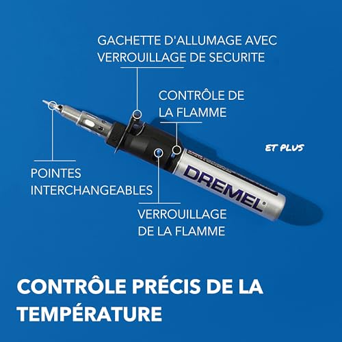 Fer à souder Dremel 2000 VersaTip avec 7 pointes interchangeables