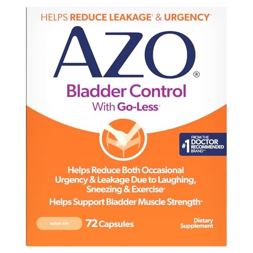 AZO Bladder Control with Go-Less Daily Supplement for Men & Women, 72 Ct
