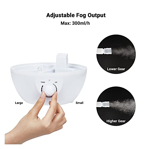 4L grote watertank reptiel luchtbevochtiger meneer INKBIRDPLUS Verstelbare mistuitgang Super Fogger voor reptielen… - Afbeelding 4