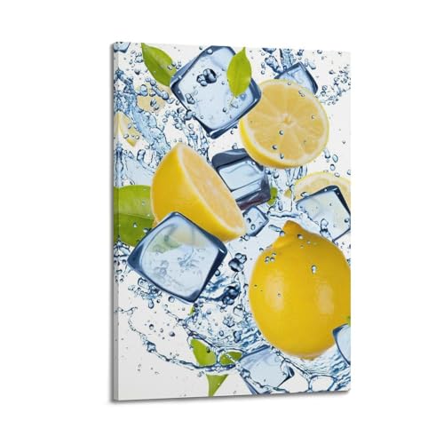 Poster fruits et citrons koanga décoratif sur toile moderne 60x90 cm