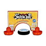 子供のためのエアホッケーテーブル子供大人ノベルティレトロファミリー楽しいおもちゃガジェット,軽量でポータブルなミニアーケードデラックス屋内スポーツテーブルファミリーゲームセット | 2つのストライカーと2つのパック Jhgf