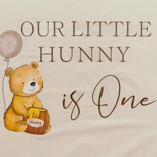 Vinilo decorativo Our Little Hunny para primer cumpleaños miniatura 4