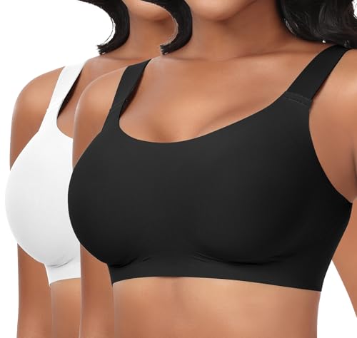 Image of Ganado Women Wireless Jelly Bra Seamless Full Coverage Bras
