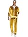 COOFANDY Men's Velvet Tracksuits Jogging Sweat Suits Set 2 Piece Athletic Suit
