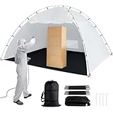 NILoykg& 塗装テント ポータブルペイントブーステント、スプレーペイントテント（床・メッシュスクリーン・防風フック付き） 家具・DIYホビーツール用ペイントテントステーション スプレーペイントシェルター,300*240*200cm