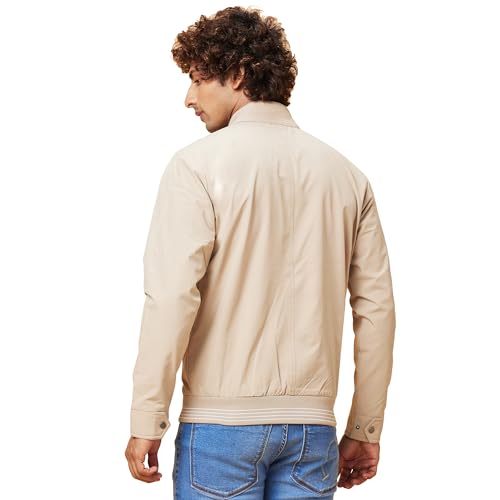 Image of Being Human Turquoise Regular Fit Men's Jacket Clothing
