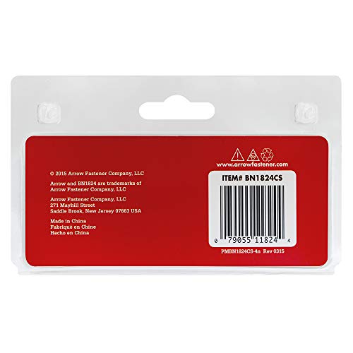 Arrow Co Inc Bn1824Cs Genuine 1-1/2-Inch 38Mm Brad Nails, 1,000-Pack #TOP4