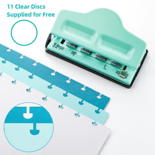 Perforatrice champignon Gocreate pour cahiers et agendas à disques de reliure