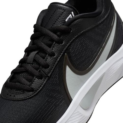 Giannis Freak 6 Big Kids' Basketball Shoes (FQ7378-003, Black/White/Gunsmoke/Flat Silver) Size 6.5