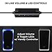 immagine 2GOgroove SonaVERSE 02i Altoparlanti per Computer con Luci LED Blu, Alimentazione USB, Doppio Driver, Subwoofer Passivo e Controllo Integrato, Adatto a Qualsiasi PC - Nero