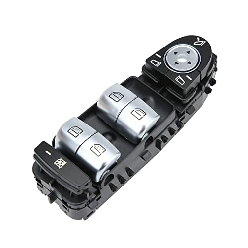 BINB ROAD Left Driver Side Window Master Switch Power Window Switch Button Compatible with Mercedes-Benz W222 S550 S600, Black (Replaces 2229052004)