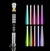 QYHSS Sabre Laser à Barre Lumineuse à Changement de Couleur | Sabre Laser RVB | Puissance de Sabre Laser FX | Duel Lightsaber Special Effects Black Series pour Collection Adulte Cadeau Et Cosplay