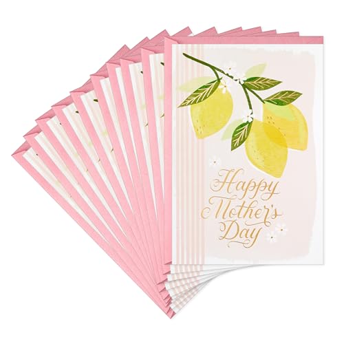 Hallmark Mothers Day Card Pack, Happiest Moments (10 Count with Envelopes)