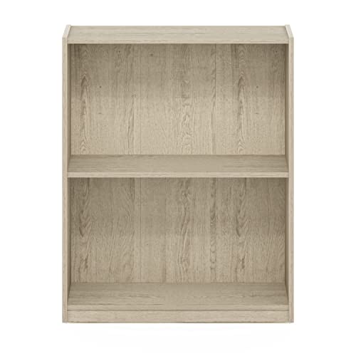 2-Tier Open Shelf Bookcase in Metropolitan Pine by Furinno - Image 6