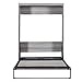 Harper & Bright Designs Full Size Murphy Bed, can be Folded into a Cabinet, Full Murphy Cabinet Bed, Gray