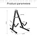 CHUANGRUN Guitar Stand, Folding Universal A Frame Stand Adjustable Guitar Stand, Easy to Carry Mini Stand for All Guitars, Ukulele, Violin, Banjo, Vertical Instrument Display Rack for Home or Studio