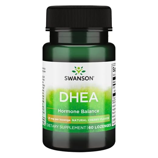 Swanson Sublingual Dhea (Sugar-Free) 25 Milligrams 60 Lozenges
