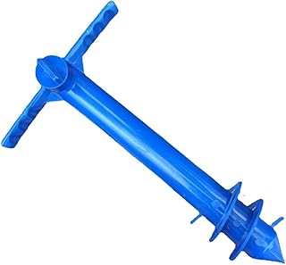 GANAZONO Suporte De Guarda-Chuva Âncora De Plástico Guarda-Chuva De Jardim De Praia Âncora De Areia Suporte De Guarda-Sol Em Estaca Base De Guarda-Chuva De Chão Para Pátio De Praia