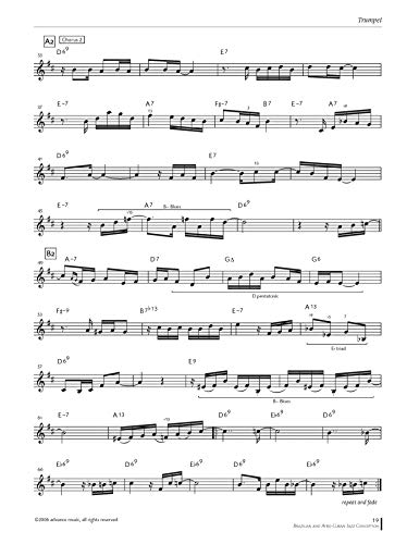 Brazilian and Afro-Cuban Jazz Conception -- Trumpet (Book & CD) (Advance Music: Brazilian and Afro-cuban Jazz Conception) - Image 6
