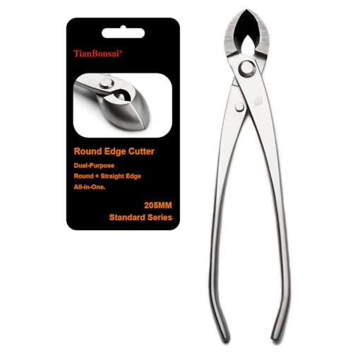 tianbonsai Bonsai Tools 205 Mm Round Edge Cutter Multifunctional Bonsai Cutter With Both Straight...