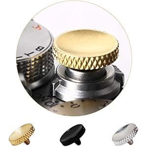 Panzong Weicher Kamera-Auslöseknopf Kupfer Gold Silber Schwarz