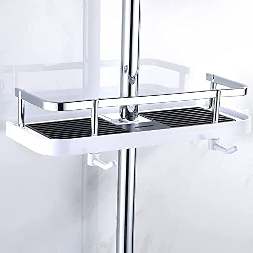 Étagère de rangement salle de bain XMING accessoire barre de douche durable