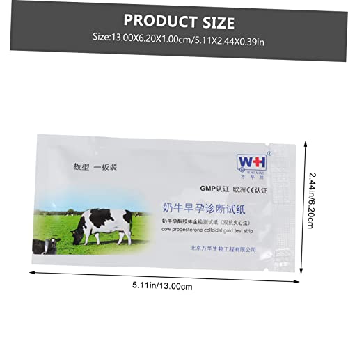 Image of Cow Pregnancy Test Strips 3-Pack Early Detection Paper for Cattle Farm Animals Fast Accurate Results Within 10 Minutes