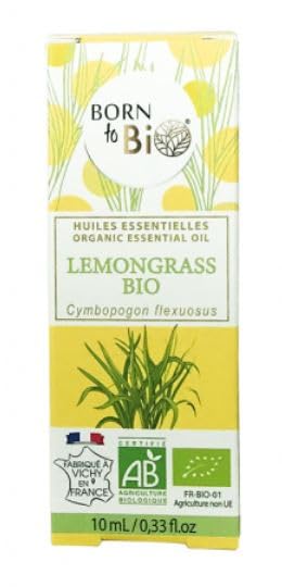 Aceite esencial de limoncillo orgánico Born to Bio 10 ml