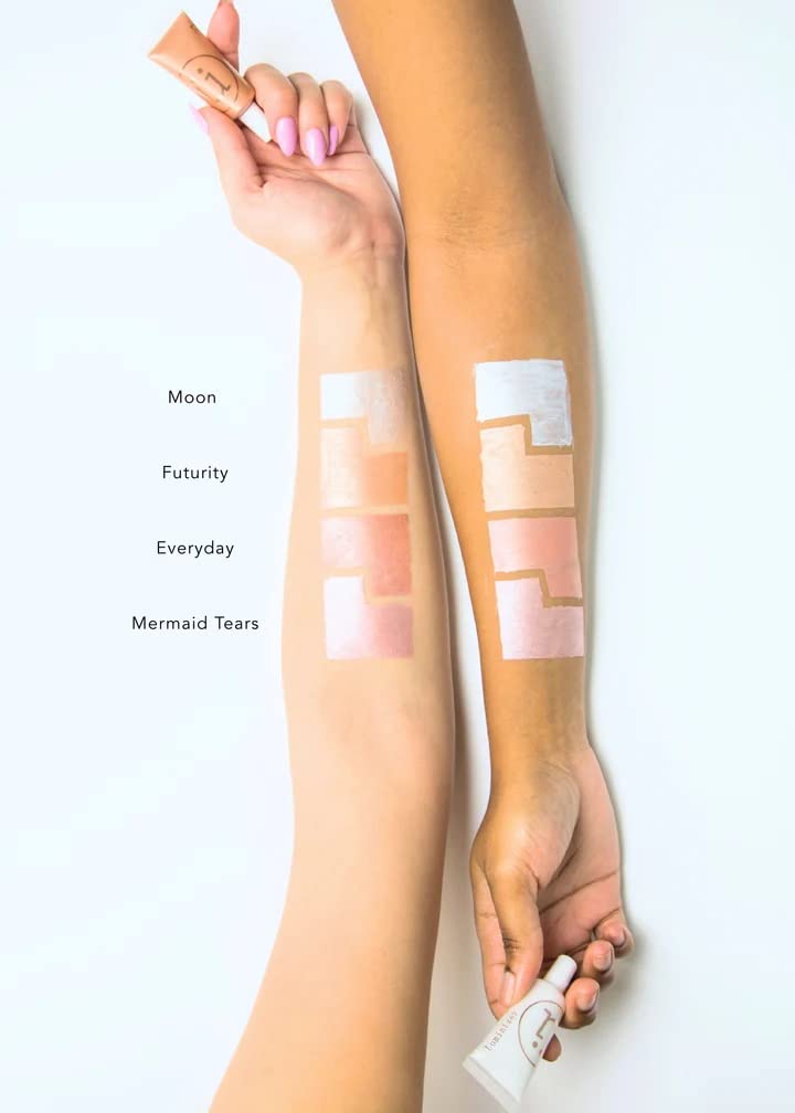 M2U NYC Liquid Highlighter Makeup, Luminizer Pearl, Shimmer And Shine, Ultra-Smooth Radiant Illuminator For Face Cheekbone Body Glow Illuminating (Rose Gold-Mermaid Tears) : Beauty & Personal Care