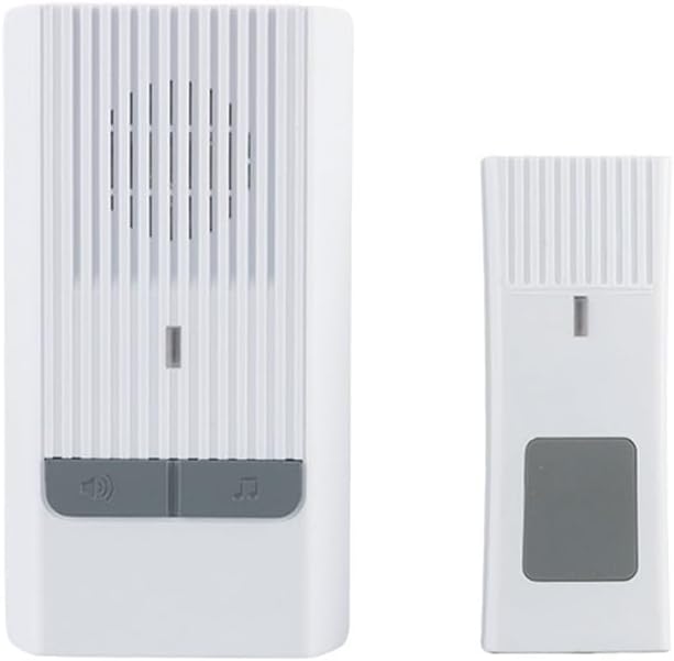 HBJWOV Music Doorbell Home Long Distance Elderly Pager Doorbell 36 Kinds of Music Ringer