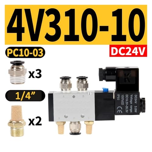 Solénoïde 4V310-10 DC24V pour l'automatisation des ateliers de tri
