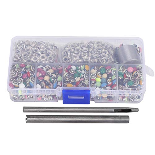 380 Conjunto de rebites DIY, rebites de latão resistentes ao desgaste, para decoração e fixação de m