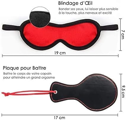 Kit bondage de 23 pièces ajustable avec ensemble de literie robuste - 2