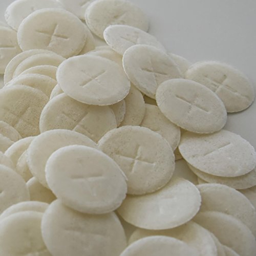 Altar Bread 1 1/8 White Host Cross Design Box of 1000