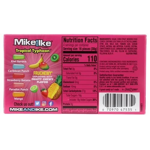 Mike and Ike Tropical Typhoon Theater Boxes Dulces Assorted miniatura 2