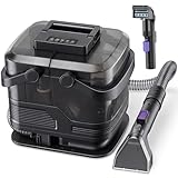 Beisty Steam Carpet Cleaner - Portable Spot Cleaner Machine with Steam & Hot Water, 20 KPa Powerful Suction, 5-in-1 Deep Cleaning for Upholstery, Sofa, Car Seats, Carpets & Pet Stains