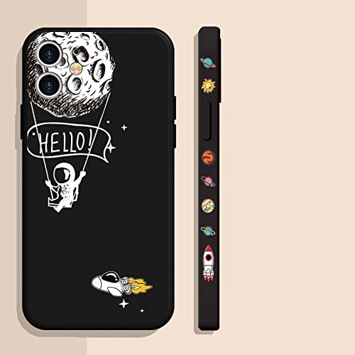 Coque silicone iPhone 12 graffiti espace pour look urbain et moderne