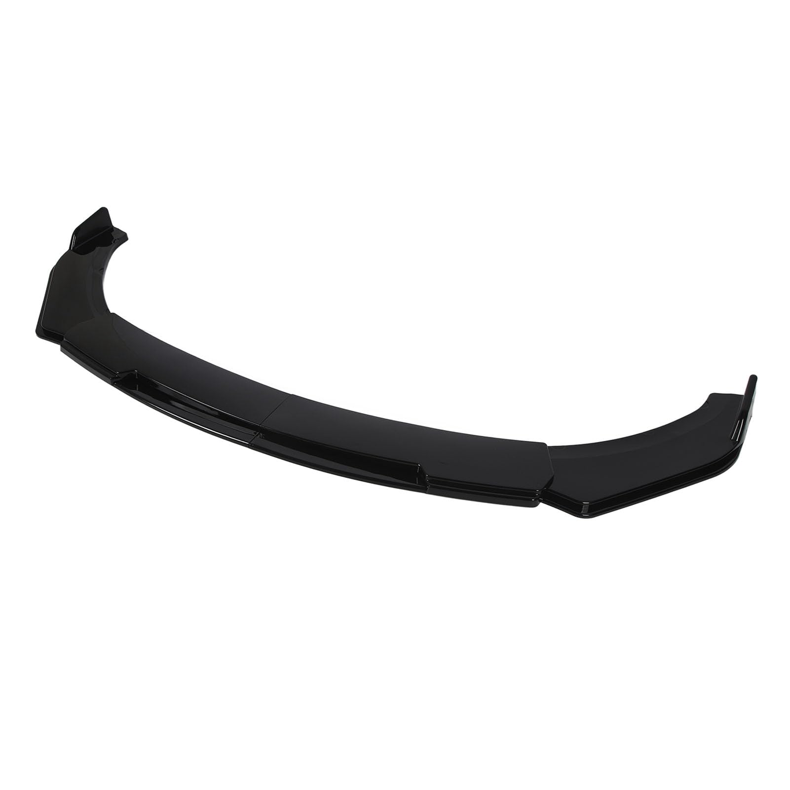 Splitter per Labbra Paraurti Anteriore, Nera Lucido 150 Cm, Aspetto Arricchito per il Paraurti Anteriore, Universale per Accordo, Civico, ABS (Labbro nero)